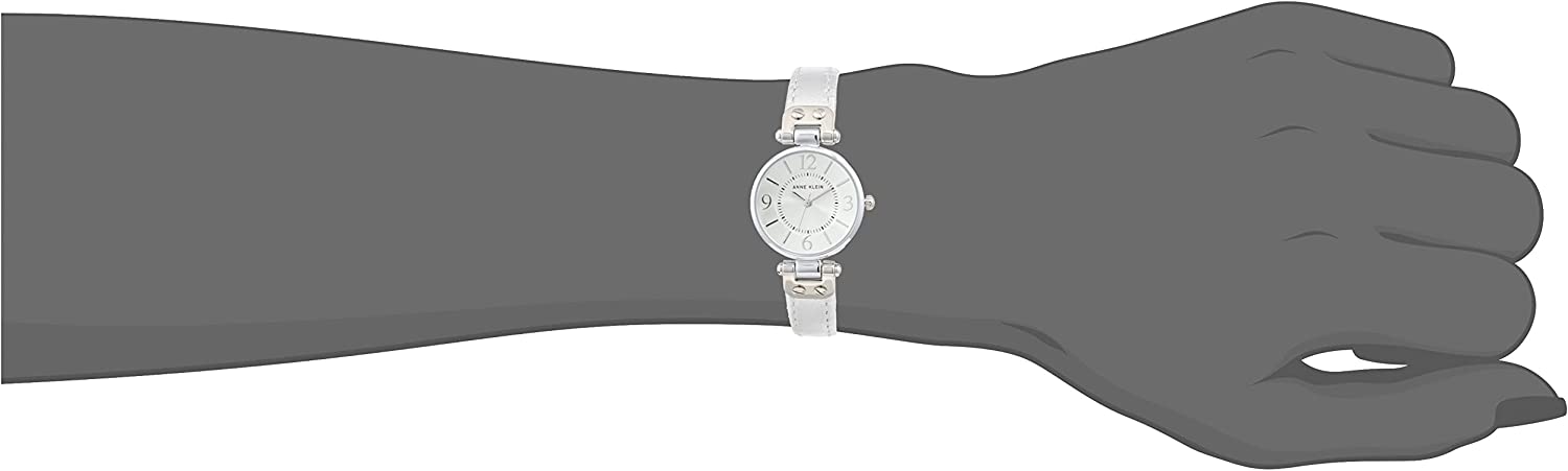 Anne Klein Women's Leather Strap Watch - Image 6